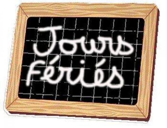 jours fériés